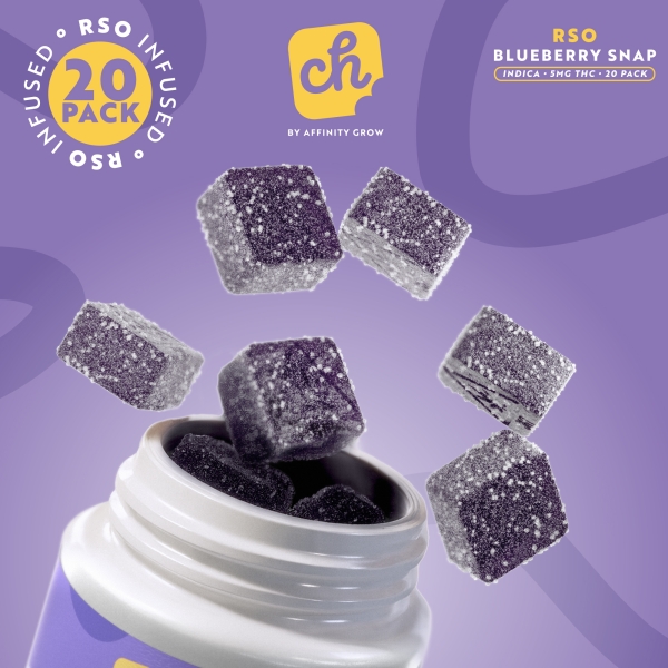 RSO Blueberry Snap Gummies (20 x 5mg)